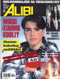 Alibi 1996 N:o 101  Miksi Kimmo kuoli?; Mr Finland kärähti huumeista; Salakapakka keskellä Helsinkiä; Huumediilerin murha kuvina; Insuliinimurhaajatar naimisiin