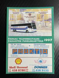 Pargas telefonkatalog / Paraisten puhelinluettelo 1997