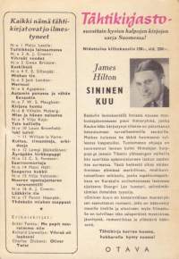 Sininen kuu, 1954. Joka kodin tähtikirjasto 18.