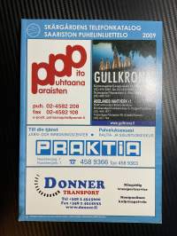 Skärgårdens telefonkatalog / Saariston puhelinluettelo 2009