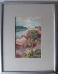 Urpo Maasio , postikortin originaali n 24x30 cm sig U Manelius ulkomitat kehystetty / Litografi, piirtäjä ja taiteilija 1901. Hän on opiskellut Ateneumissa ja