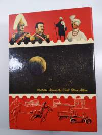 Illustrated Around-the-world stamp album