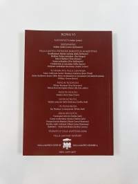 Roma 2007 :  : Villa Lanten ystävien vuosikirja 6