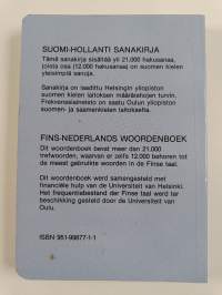 Suomi-hollanti sanakirja = Fins-Nederlands woordenboek