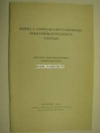 Herra A. Lassilan erottaminen ja oikeudenkäynti häntä vastaan 1938