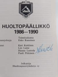 Huoltopäällikkö 1986-1990 (signeerattu)