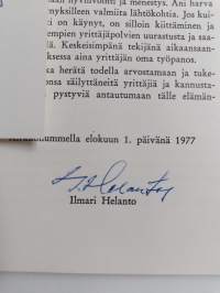 Yhden yrittäjän tarina (signeerattu, tekijän omiste)