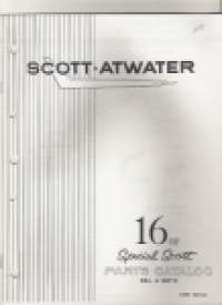 Scott - Atwater parts catalog  16 hp  ( perämoottori )