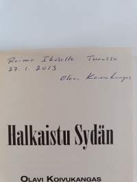 Halkaistu sydän (signeerattu, tekijän omiste)