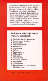 Kotiliesi - Niksikirja - käytännön ideoita ja ohjeita kodin pieniin pulmiin, 1987. 1.p.