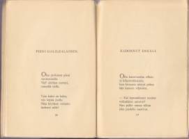 Paloheimo - Vaeltava laulaja - runoja, 1935.