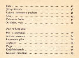 Paloheimo - Vaeltava laulaja - runoja, 1935.