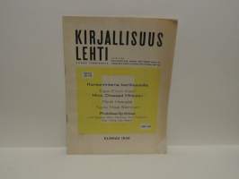 Kirjallisuuslehti N:o 12-13 / 1936