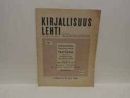 Kirjallisuuslehti N:o 16 / 1935
