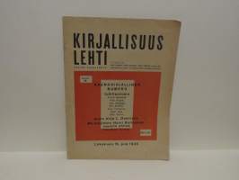 Kirjallisuuslehti N:o 15 / 1935