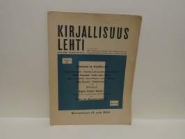 Kirjallisuuslehti N:o 17 / 1935