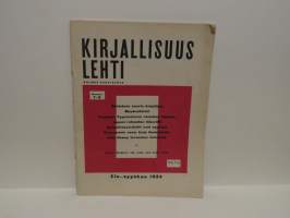 Kirjallisuuslehti N:o 7-8 / 1934