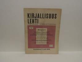 Kirjallisuuslehti N:o 6 / 1935