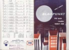 Blaupunkt - TV och Radio  1957 - 58, myyntiesite.