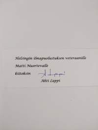 Ilmavaara! : Helsingin ilmapuolustus 1917-1944 (signeerattu)