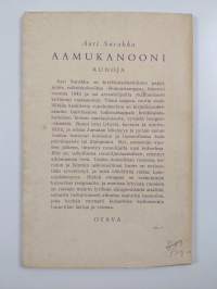 Aamukanooni : runoja