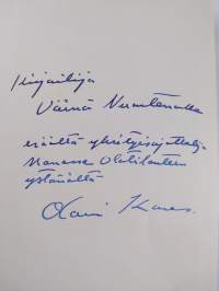 Päiväkirja (signeerattu, tekijän omiste)