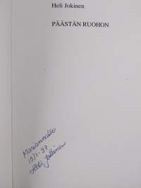 Päästän ruohon (signeerattu, tekijän omiste)