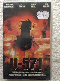 &quot; U-571 &quot;  -VHS -  / Bill Paxton, Harvey Keitel, Jon Bon Jovi, Matthew McConaughey