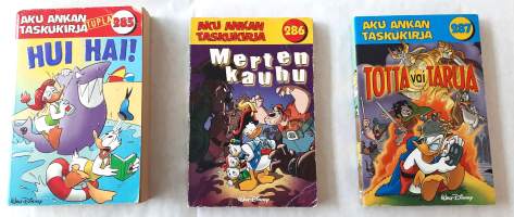 Aku Ankan taskukirja Nro 285-287: Hui Hai ; Merten Kauhu ; Totta vai Tarua.