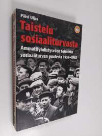 Taistelu sosiaaliturvasta : ammattiyhdistysväen toiminta sosiaaliturvan puolesta 1957-1963 (signeerattu, tekijän omiste)