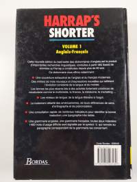 Harrap&#039;s shorter dictionaire Vol. 1-2 : Anglais-Francais - Francais-anglais