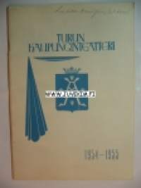 Turun kaupunginteatteri 1954/55 Luxemburgin kreivi -käsiohjelma