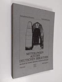 Mitteilungen aus der Deutschen Bibliothek nr. 12/1978 : Jahrbuch fur finnisch-deutsche Literaturbeziehungen