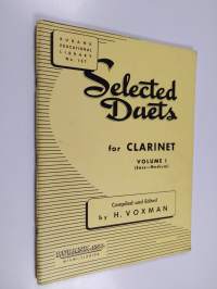 Selected duets for clarinet vol. 1 easy-medium
