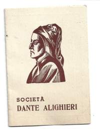 Societa Dante Alighieri   - Jäsenkortti 1954