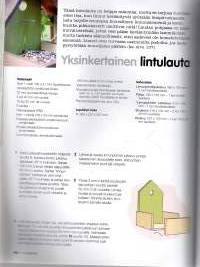 Linnunpöntöt ja lintulaudat  -35 persoonallista mallia