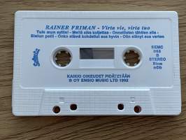 Rainer Friman Virta vie, virta tuo  -C-kasetti / C-cassette