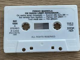 Pirkko Mannola On vanha lempi rinnassain... -C-kasetti / C-cassette