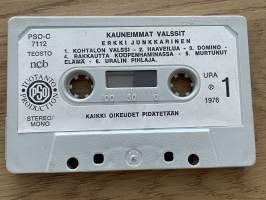 Erkki Junkkarinen Kauneimmat valssit-C-kasetti / C-cassette