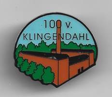 Klingedahl  100 v pinssi  rintamerkki