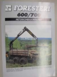 Foresteri 600-700 metsäkonekuormaimet -myyntiesite