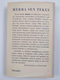 Herra sen tekee : Helsingin Vanhassa kirkossa pidettyjä saarnoja