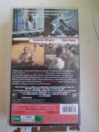 &quot; William Shakespeare’s Romeo + Juliet - William Shakespearen Romeo ja Julia &quot;  V. 1996 - VHS-   Leonardo DiCaprio , Claire Danes