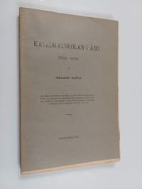Katedralskolan i Åbo 1722-1806 - Akademisk afhandling