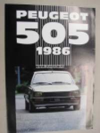 Peugeot 505 1986 -myyntiesite 