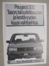 Peugeot 305 -myyntiesite 