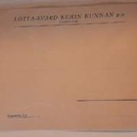 Lotta-Svärd Kemin kunnan p.o LAUTIOSAARI kirjekuori