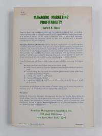 Managing marketing profitability