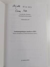 Luokanopettajan omakuva 2013 (signeerattu, tekijän omiste)