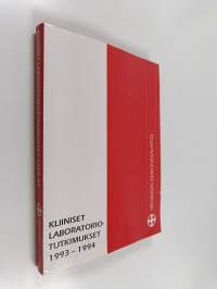 Kliiniset laboratoriotutkimukset 1993-1994